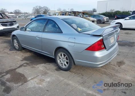 2003 Honda Civic Ex z USA, uszkodzony, nr VIN 1HGEM22903L069258